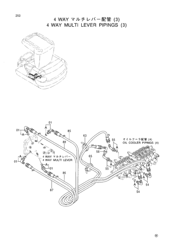 4 WAY MULTI LEVER PIPINGS (3)