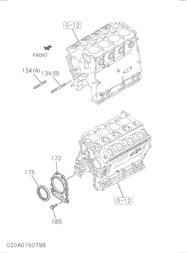 020- TIMING GEAR CASE AND
