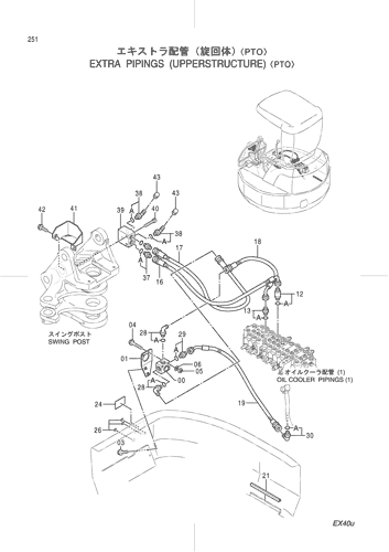 EXTRA PIPINGS (UPPERSTRUCTURE) -PTO-