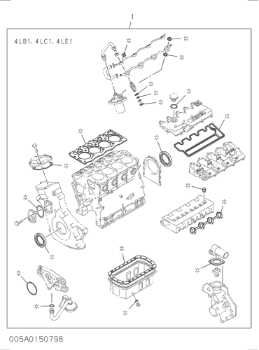 005- ENGINE GASKET KIT