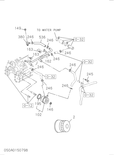 050- OIL COOLER AND OIL