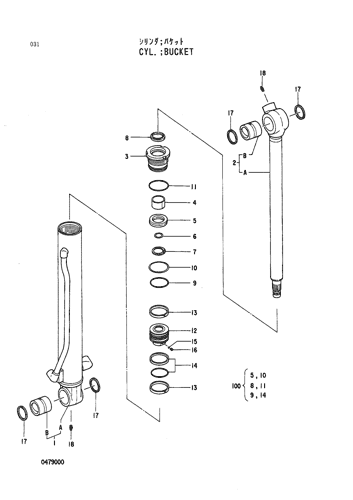 CYL.;BUCKET