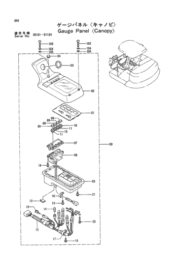 GAUGE PANEL -CANOPY-
