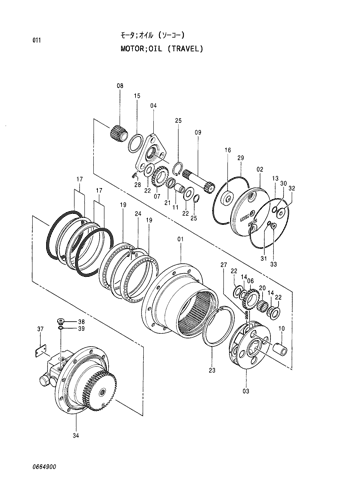 MOTOR;OIL (TRAVEL)
