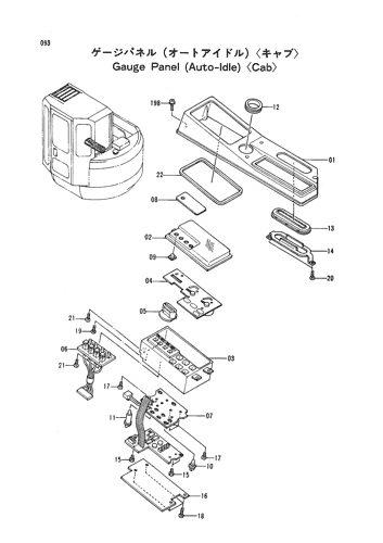GAUGE PANEL (AUTO-IDLE) -CAB-