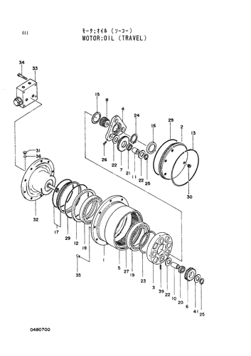 MOTOR;OIL (TRAVEL)