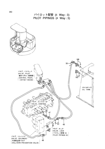 PILOT PIPINGS (4 WAY -3)