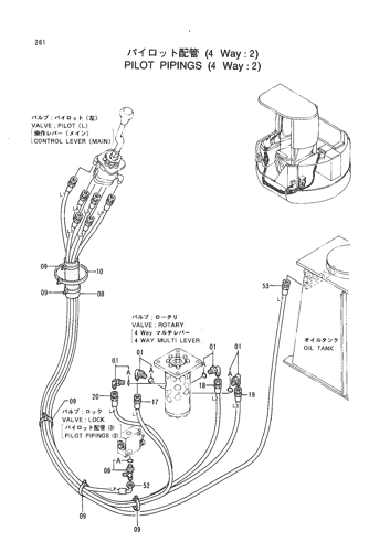 PILOT PIPINGS (4 WAY -2)