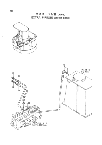 EXTRA PIPINGS -OFFSET BOOM-