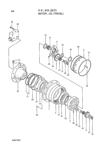 MOTOR;OIL (TRAVEL)