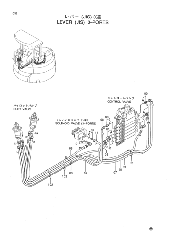 LEVER (JIS) 3-PORTS