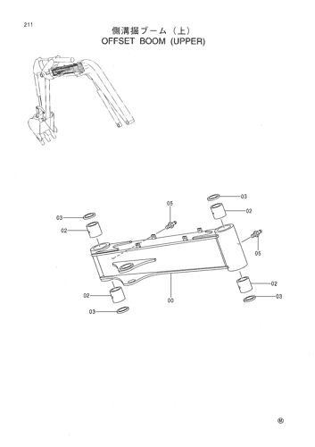 OFFSET BOOM (UPPER)