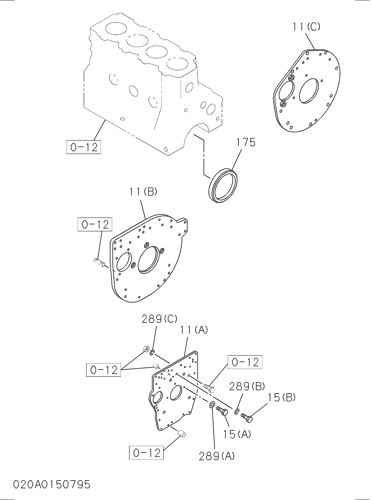 TIMING GEAR CASE AND