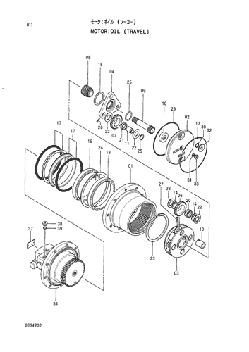 MOTOR;OIL (TRAVEL)