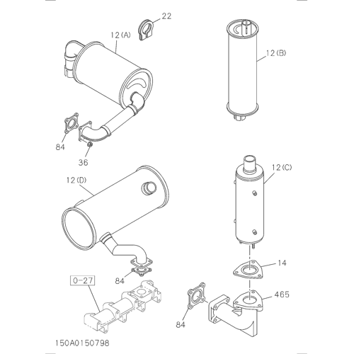EXHAUST PIPE AND