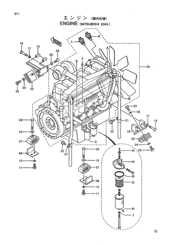 ENGINE -MITSUBISHI ENG.-