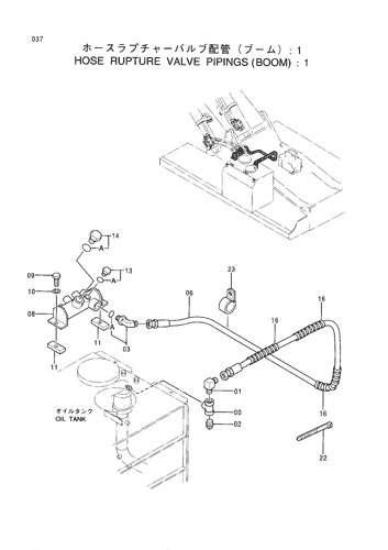 HOSE RUPTURE VALVE PIPINGS (BOOM) -1