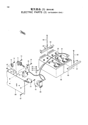 ELECTRIC PARTS (3)-MITSUBISHI ENG.-