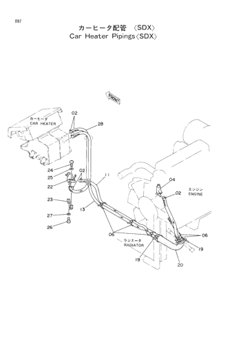 HEATER PIPINGS -SDX-