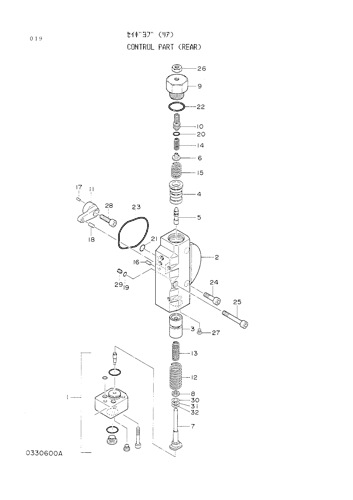 CONTROL PART (REAR)