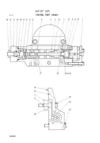 CONTROL PART (REAR)