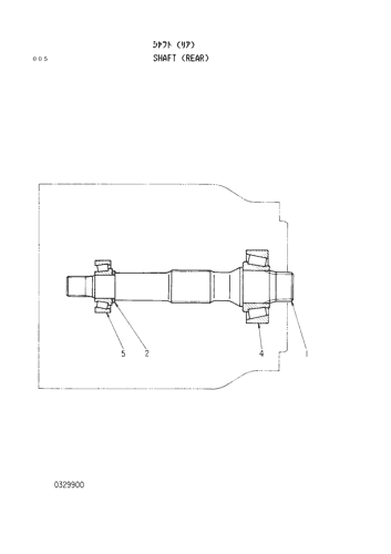 SHAFT (REAR)