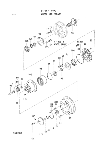WHEEL HUB (REAR)