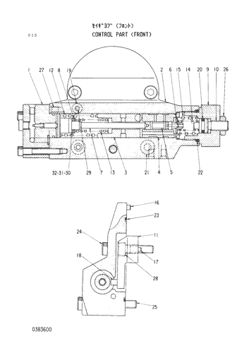 CONTROL PART (FRONT)