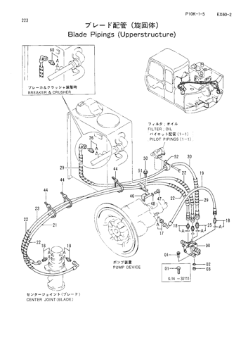 BLADE PIPINGS (UPPERSTRUCTURE)