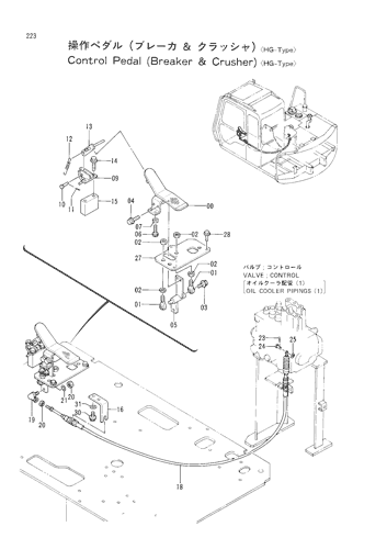 CONTROL PEDAL (BREAKER & CRUSHER)[HG-TYPE]