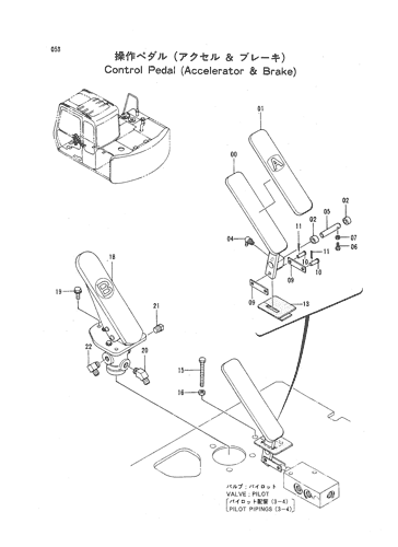 CONTROL PEDAL (ACCELERATOR & BRAKE)