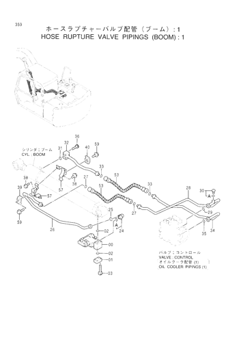 HOSE RUPTURE VALVE PIPINGS (BOOM) -1