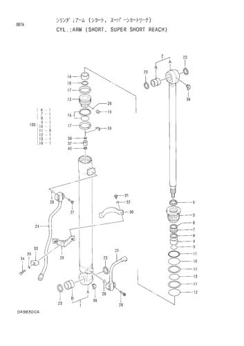ARM CYLINDER -SHORT REACH--SUPER SHORT REACH-