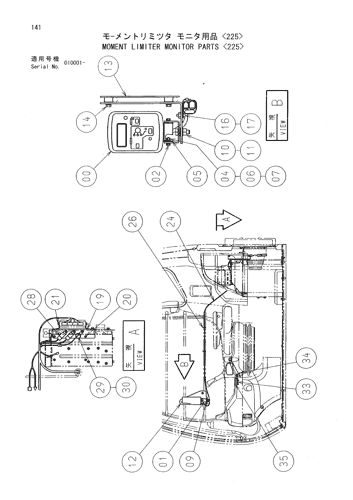MOMENT LIMITER MONITOR PARTS -225-