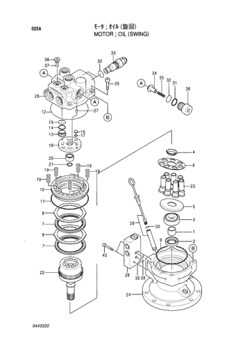 OIL MOTOR (SWING)