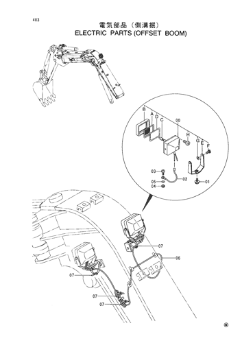 ELECTRIC PARTS -OFFSET BOOM-