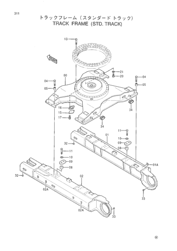 TRACK FRAME (STD. TRACK)