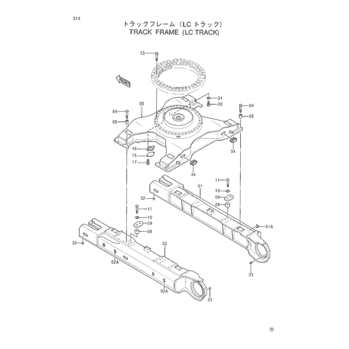 TRACK FRAME (LC TRACK)