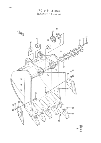 BUCKET 1.8 -JIS94-