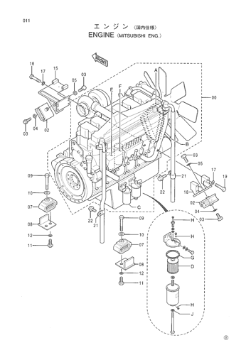 ENGINE -MITSUBISHI ENG.-