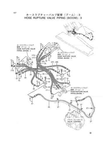 HOSE RUPTURE VALVE PIPING (BOOM) -3