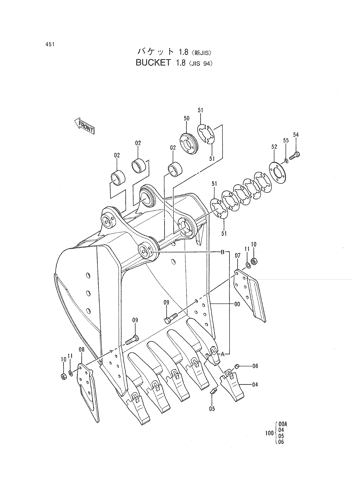 BUCKET 1.8 -JIS94-