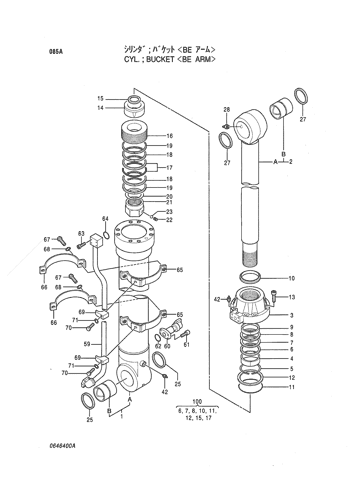 CYL.;BUCKET -BE ARM-