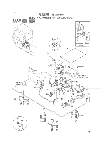ELECTRIC PARTS (8) -MITSUBISHI ENG.-