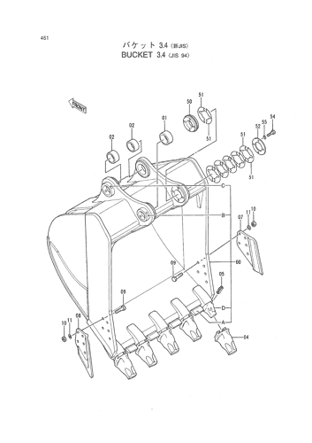 BUCKET 3.4 -JIS94-