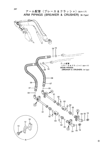 ARM PIPINGS (BREAKER & CRUSHER)[B-TYPE]