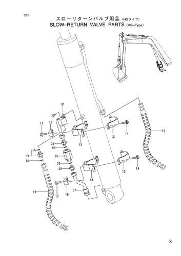 SLOW-RETURN VALVE PARTS [HG-TYPE]