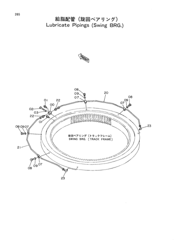 LUBRICATE PIPINGS (SWING BRG.)