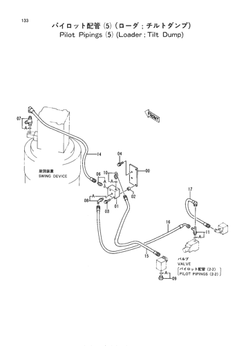 PILOT PIPINGS (5) (LOADER;TILT DUMP)