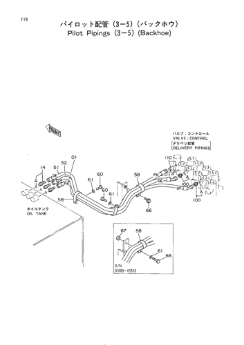 PILOT PIPINGS (3-5) (BACKHOE)